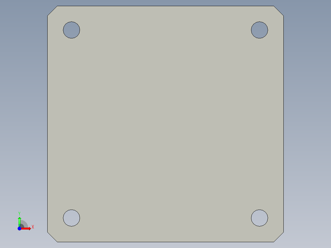 机架下焊接板20-V80AVC00前视图