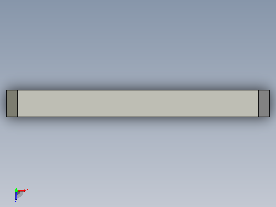 机架下焊接板20-V80AVC00俯视图