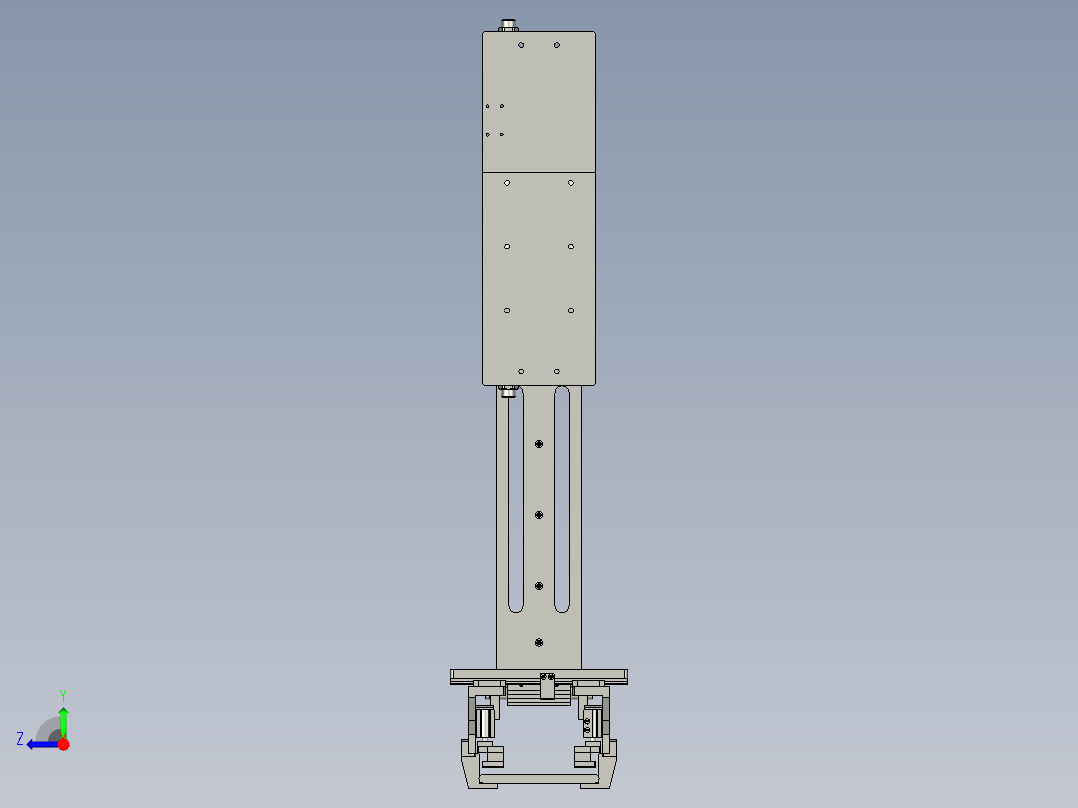 成品下料上下组件0右视图