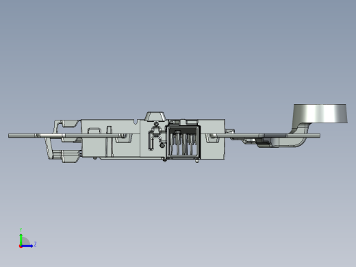 压铸模具左视缩略图