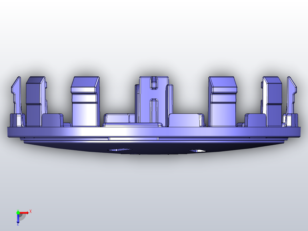 注射模具实例44俯视图