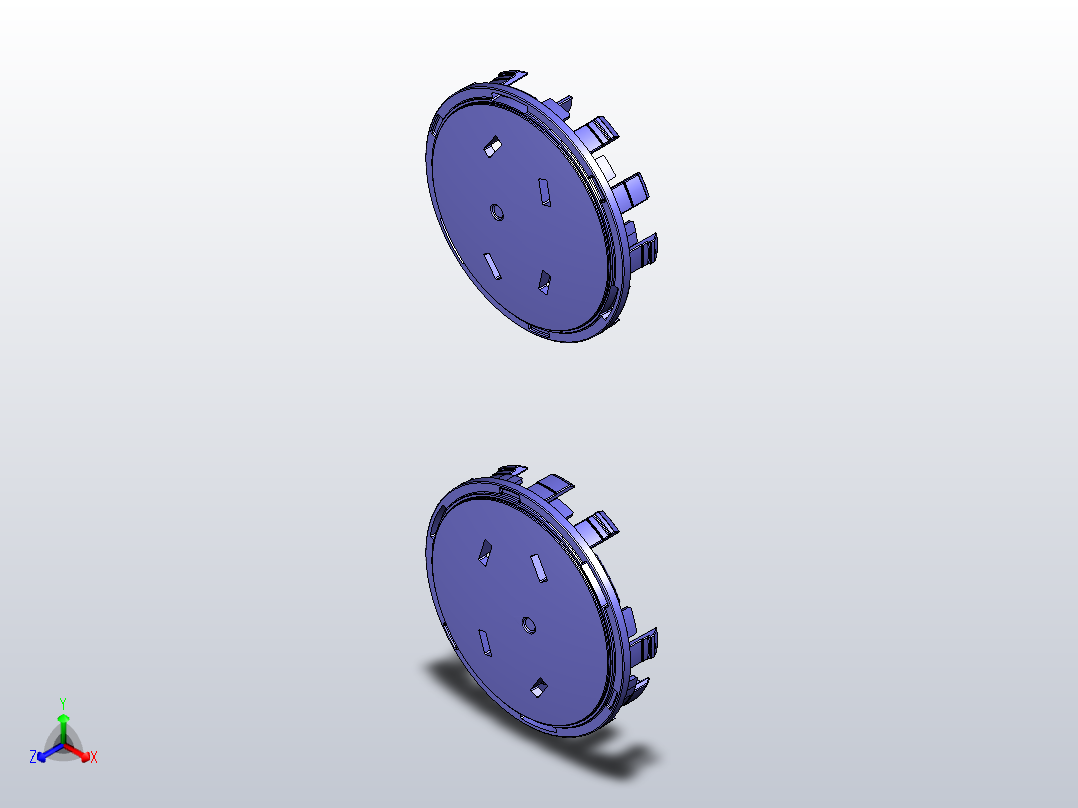 注射模具实例44正等轴测图