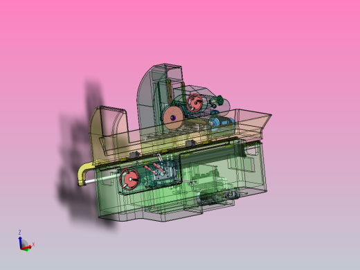 M7130型卧轴矩台平面磨床（SW+CAD+说明书）