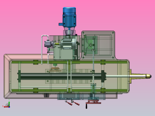 M7130型卧轴矩台平面磨床（SW+CAD+说明书）后视缩略图