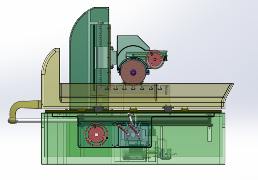 M7130型卧轴矩台平面磨床（SW+CAD+说明书）缩略图