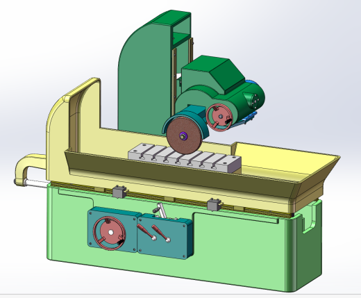 M7130型卧轴矩台平面磨床（SW+CAD+说明书）缩略图