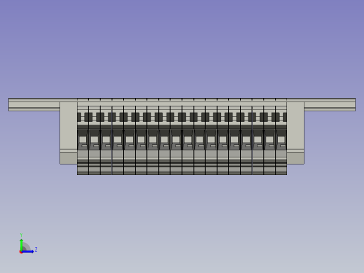 组合式接线端子排左视缩略图