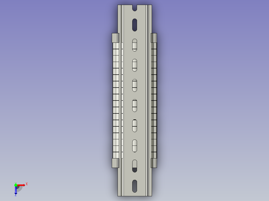 组合式接线端子排俯视图