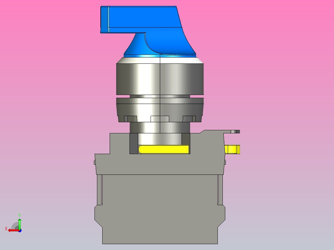 长柄旋钮开关[QG115-A1-10CX╱FU╱B]后视图