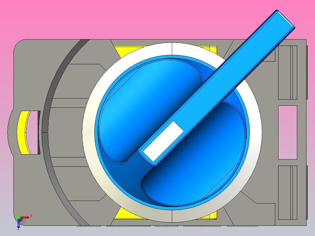 长柄旋钮开关[QG115-A1-10CX╱FU╱B]俯视图