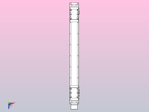 滚珠丝杠线性轴TPA-GCRS-80-1610C-L250-MP-M20-N3俯视缩略图
