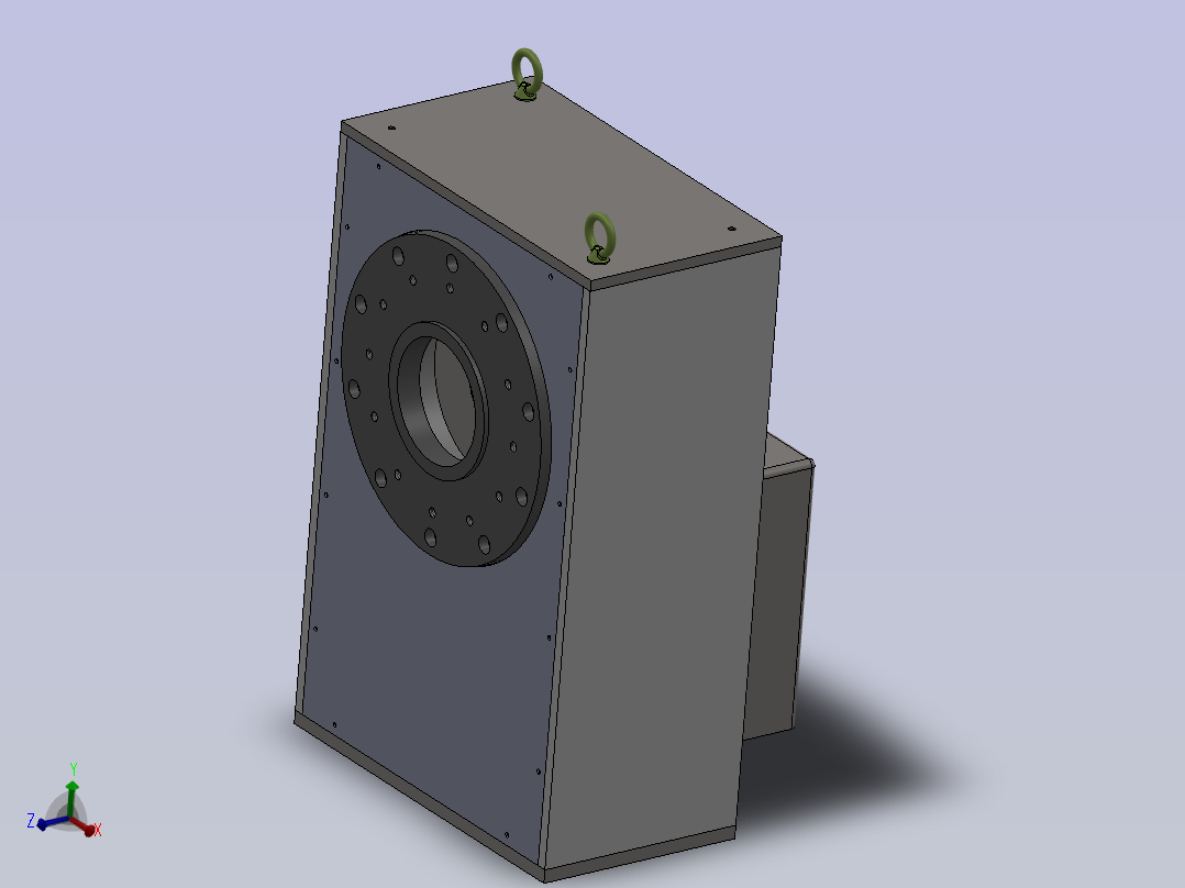 1吨变位机机头主视图