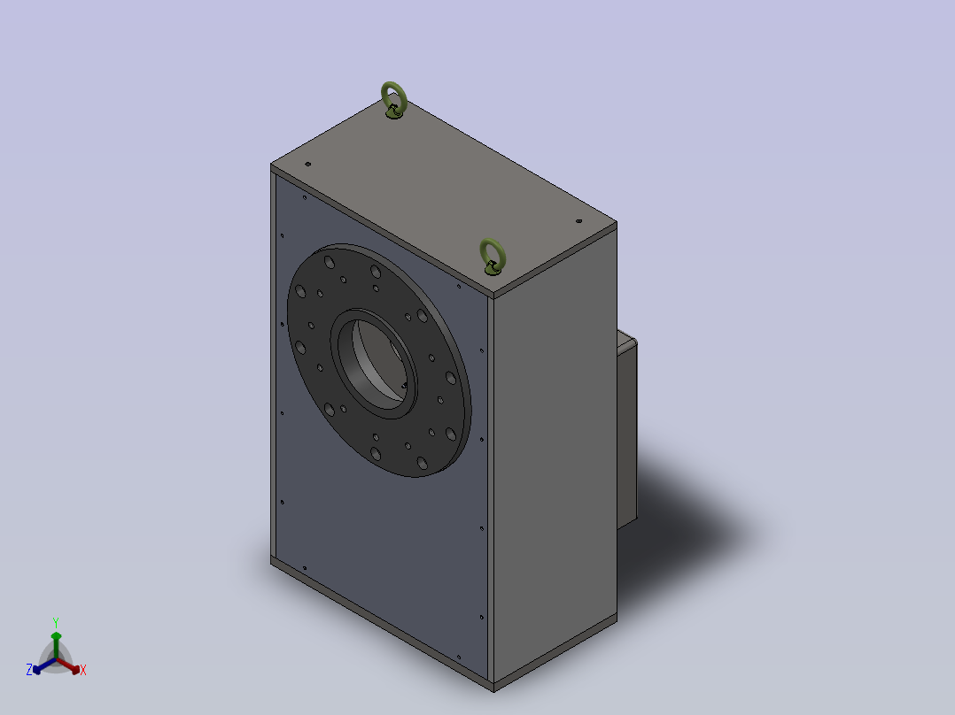 1吨变位机机头正等轴测图