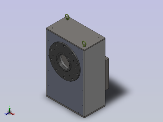 1吨变位机机头正等轴测缩略图