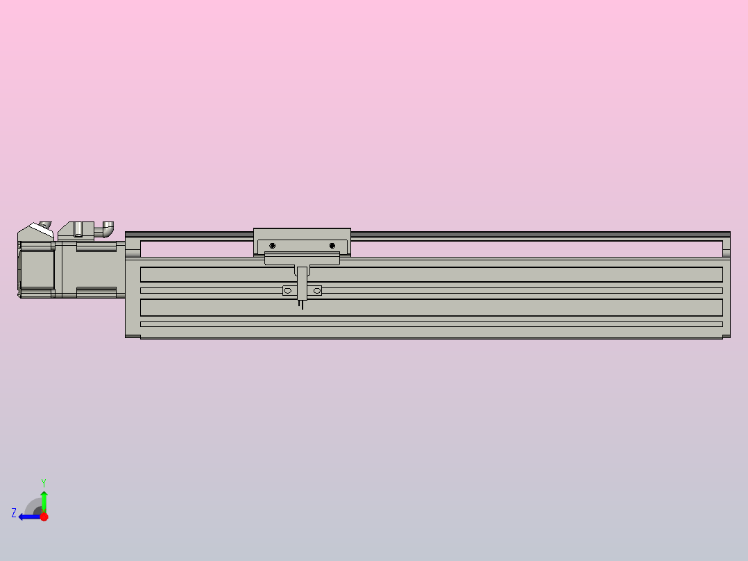日规模组半封闭丝杆TPA-HNR-65S-1610C-L200-M-C-P10-N3右视图