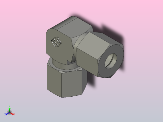 EO管接头弯头W08ZLCF.igs