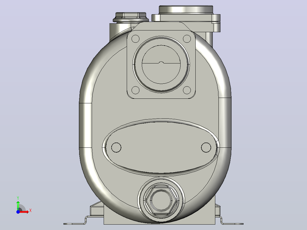 Victor 自吸式 S 40 T - DN40前视图