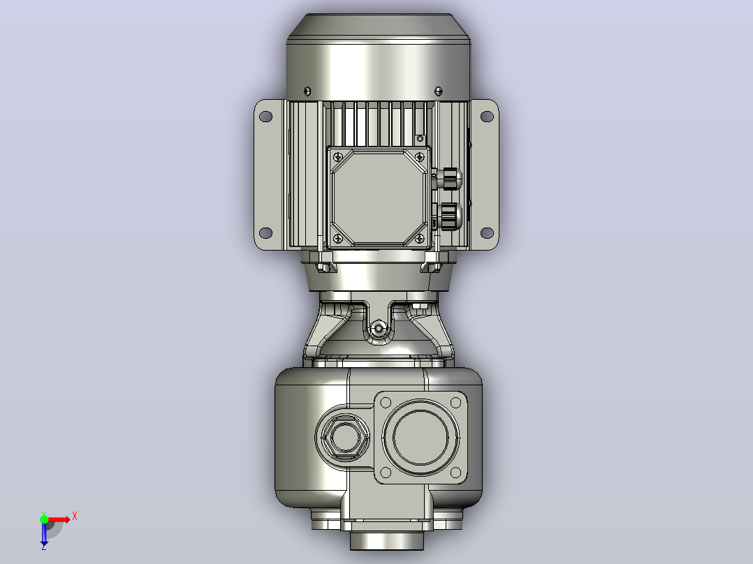 Victor 自吸式 S 40 T - DN40俯视图