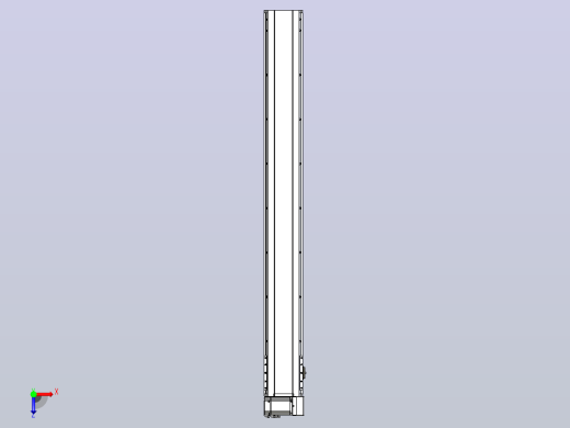 皮带直线轴半封闭可选导轨TPA-HNB-175D-140-L1450-RU-C-P75-N3俯视缩略图