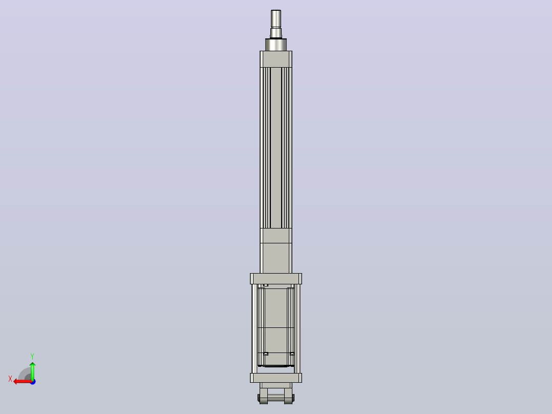 轻载电动缸TPA-ESR40-1210C-L150-M-CB-W-P40-C3后视图
