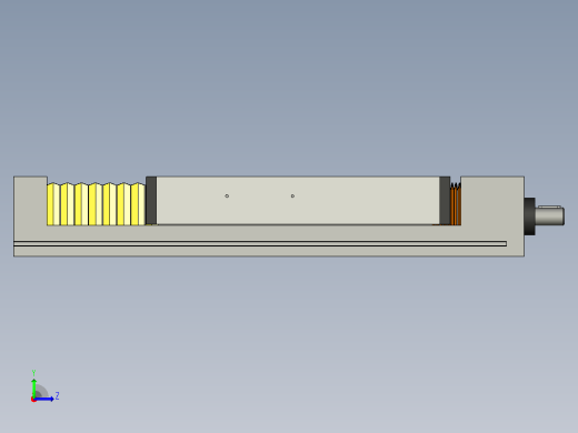 数控机床SCHUNK A-30-B-325的y轴运动左视缩略图