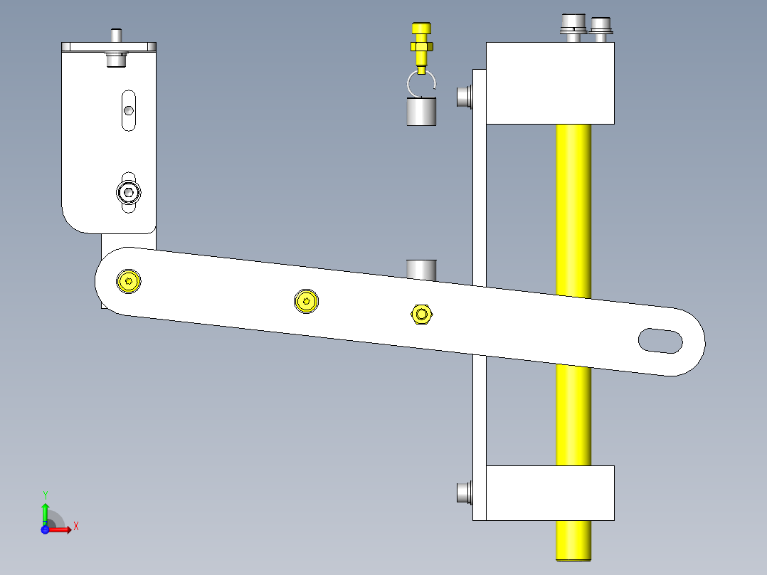 上下装置前视图