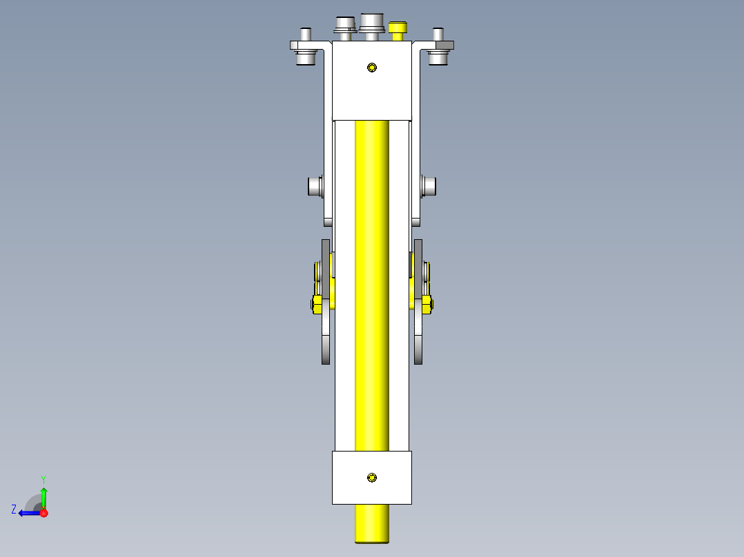 上下装置右视图