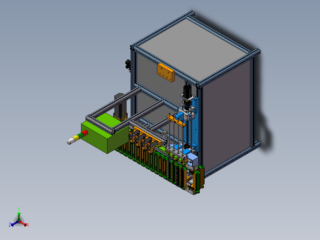涂油机正等轴测图