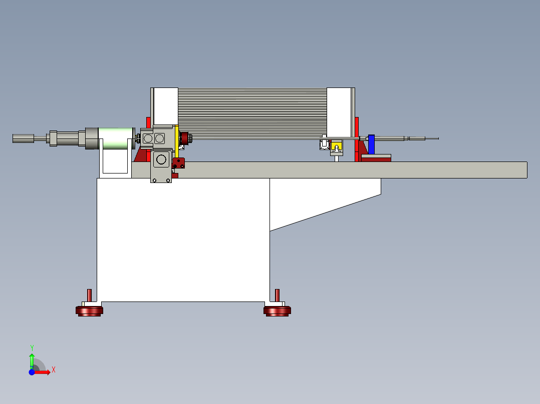 Q-1000无屑切管机（薄壁）前视图