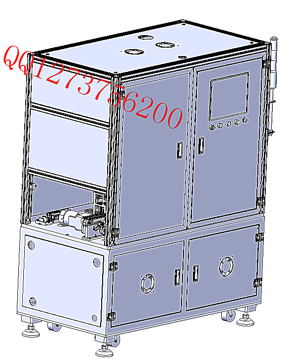 电池极片折弯机3D模型