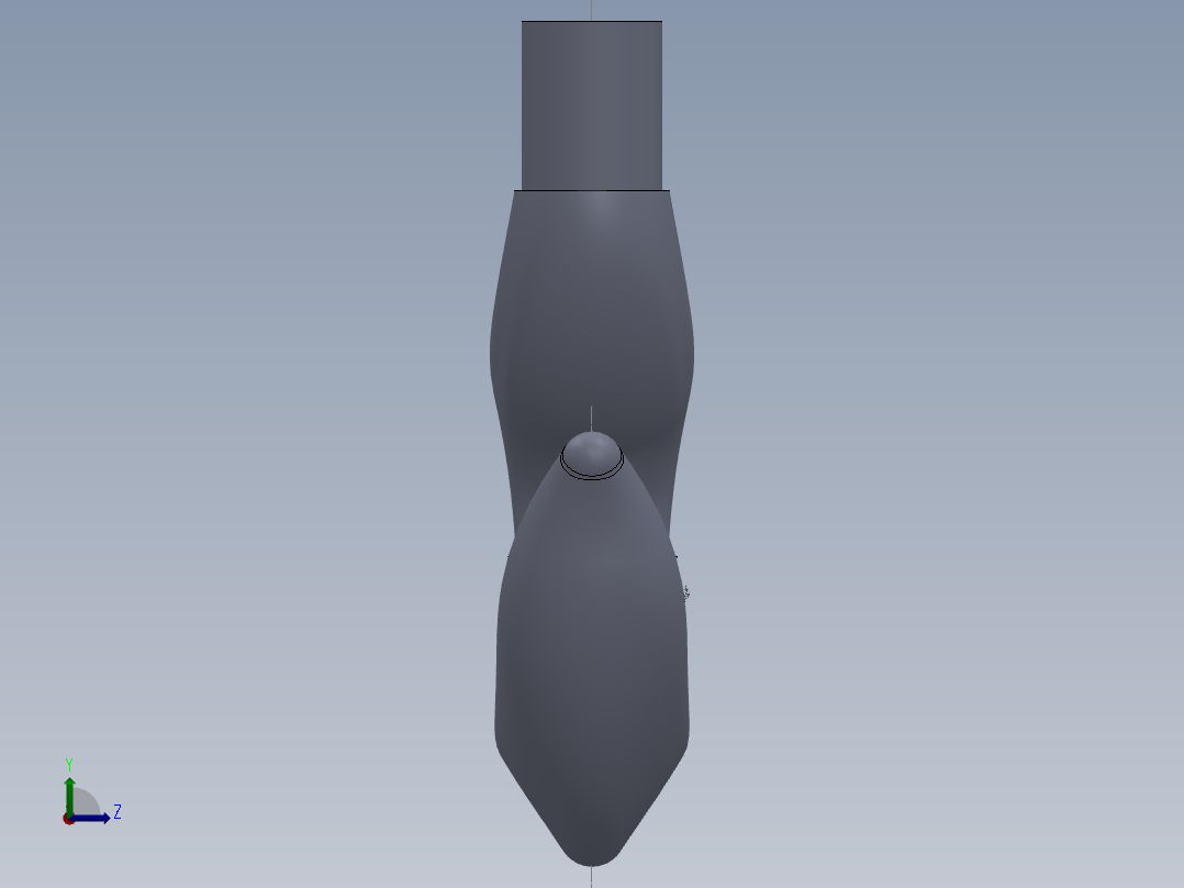 起重机吊钩，特征建模，sw2010左视图