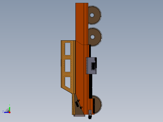 solidworks 地雷防护车右视缩略图