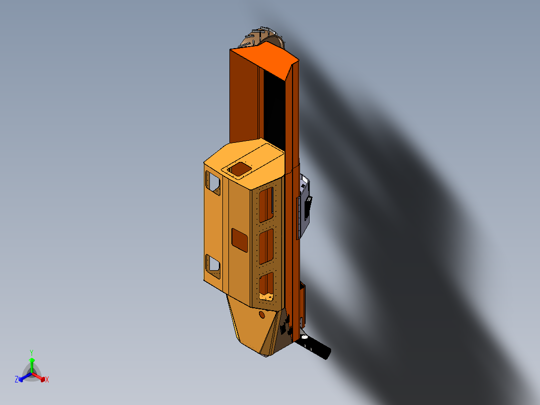 solidworks 地雷防护车正等轴测图