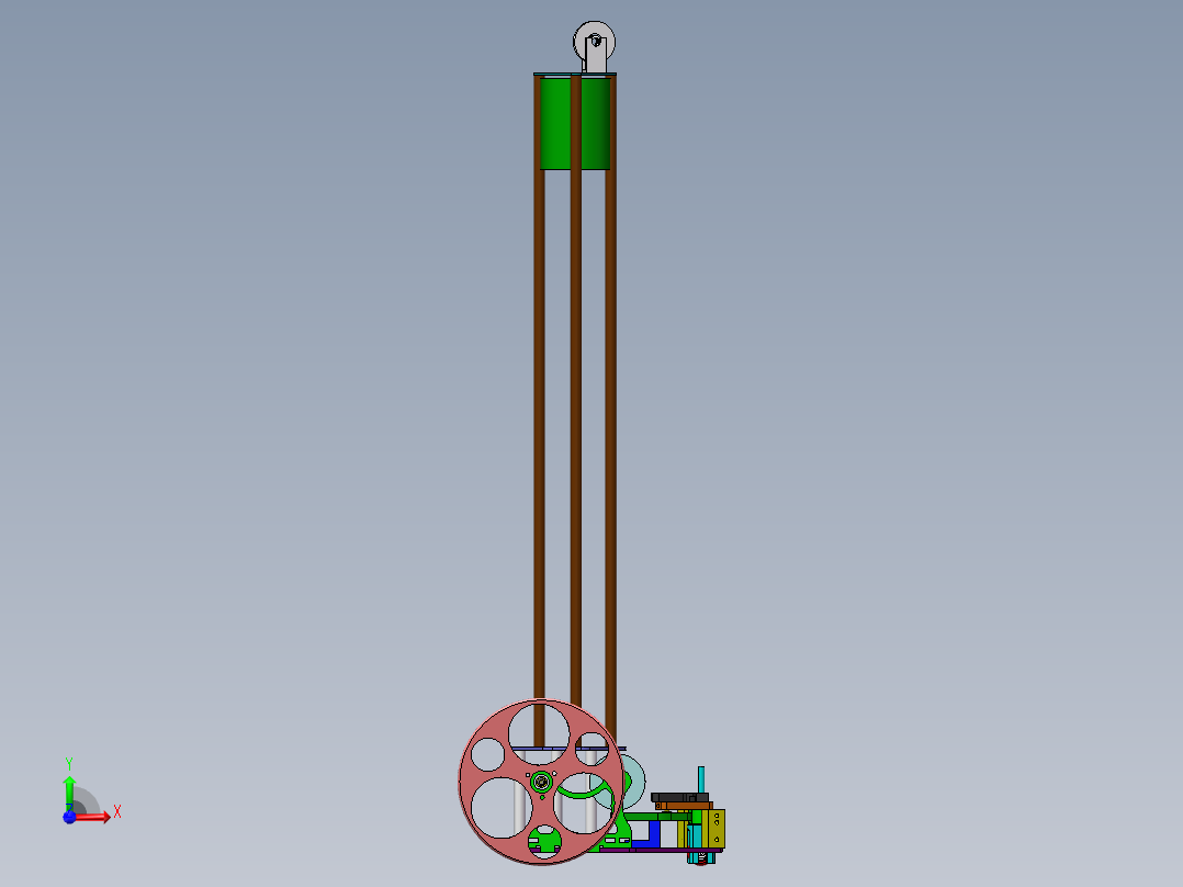 无碳小车全套(新)(1)前视图