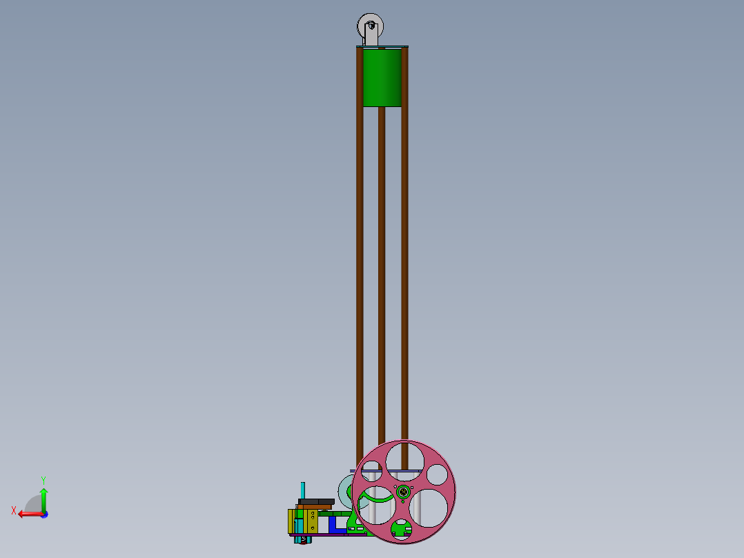 无碳小车全套(新)(1)后视图