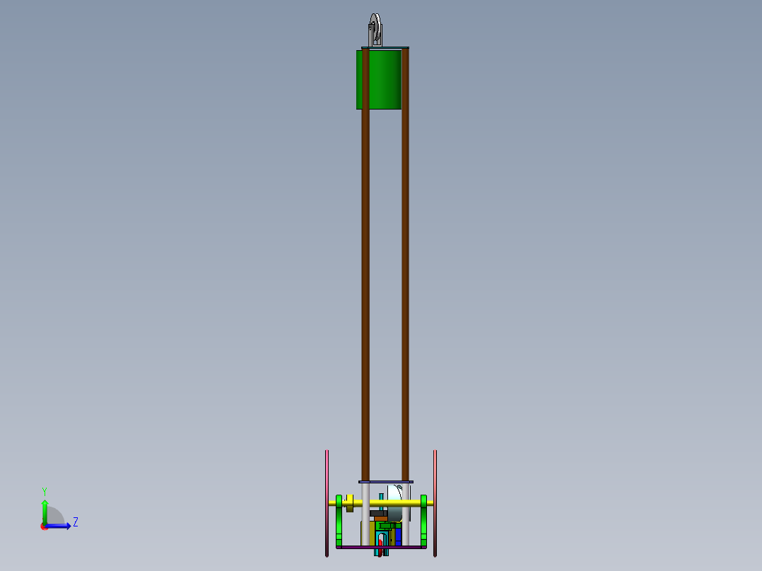 无碳小车全套(新)(1)左视图