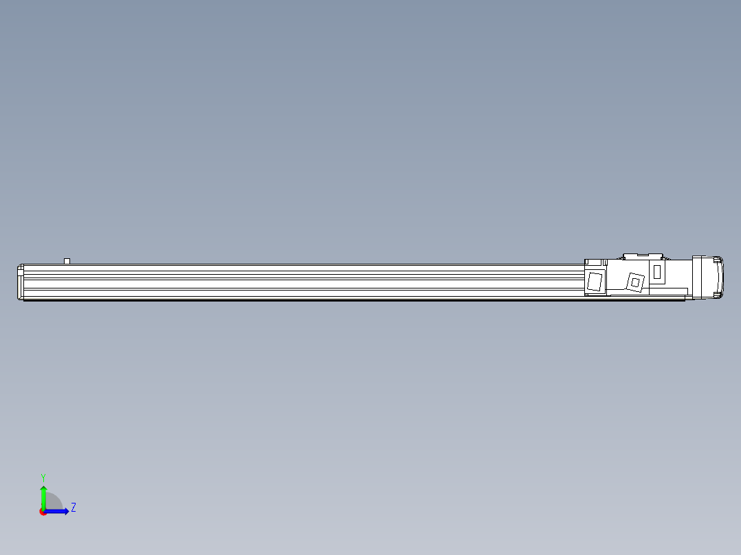 Toyo东佑达直线模组-ETH5M-BR-650-M10B左视图
