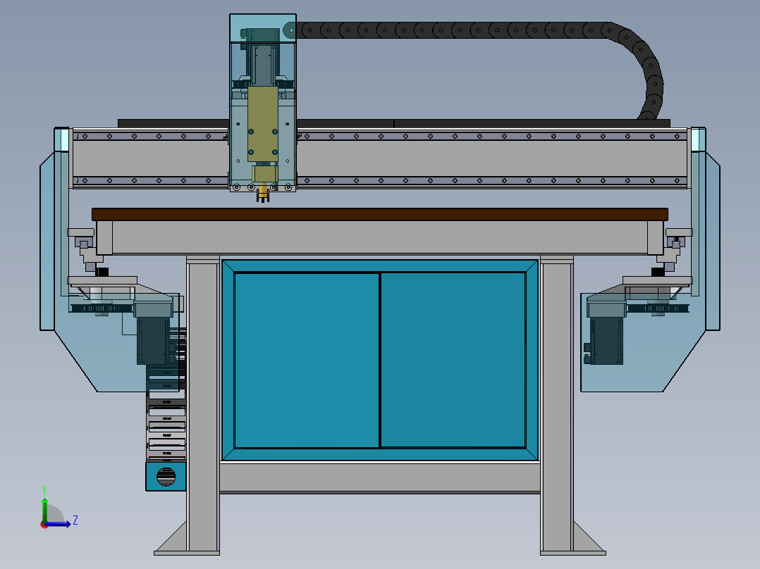 全自动玻璃切割机908474左视图