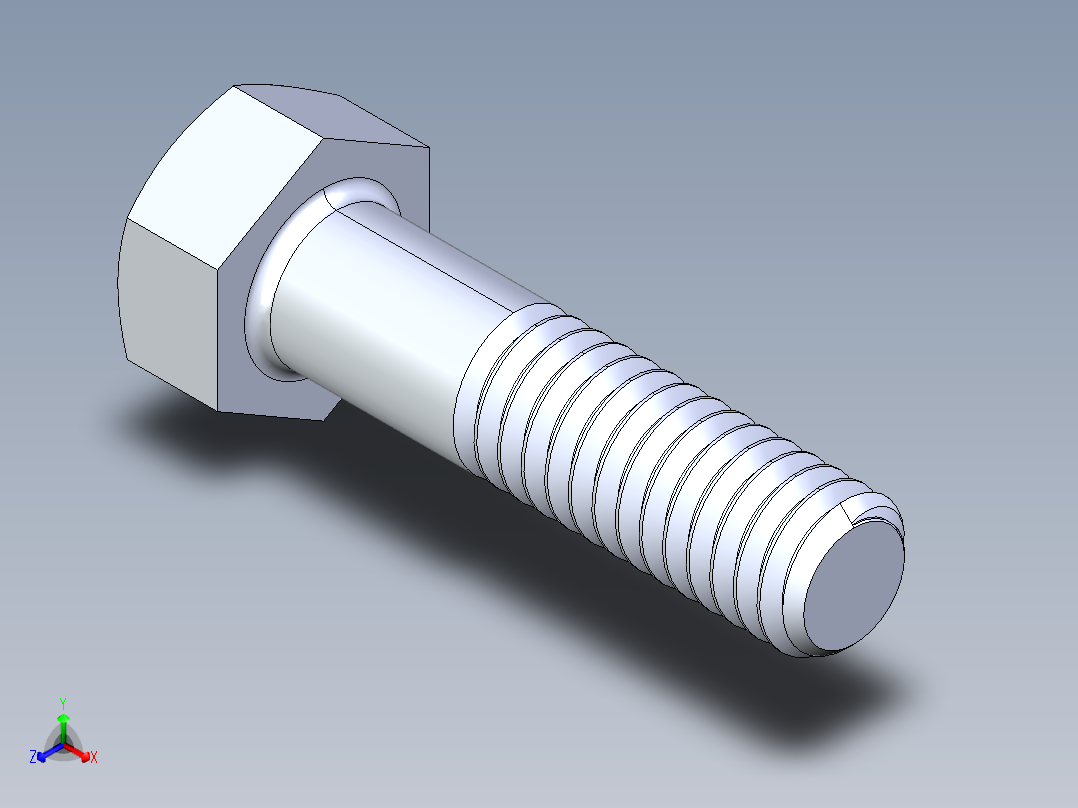 UNC 六角螺栓-Hex Bolt 0.3125-18 x 1.250