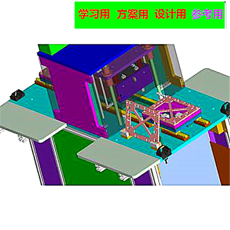 热熔机 3D模型 非标自动化设备3D图纸3D模型