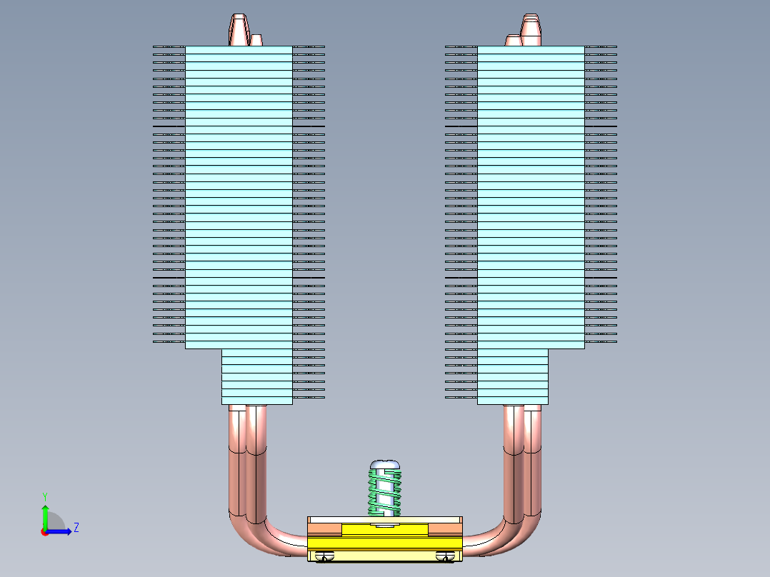 NOCTUA NH-D15S CPU冷却器左视图