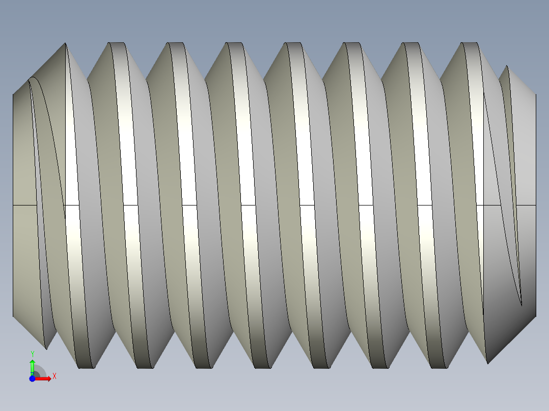 DIN 913-ISO 4026 固定螺钉-M2.5 L=4.STEP前视图