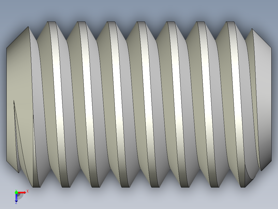 DIN 913-ISO 4026 固定螺钉-M2.5 L=4.STEP俯视图