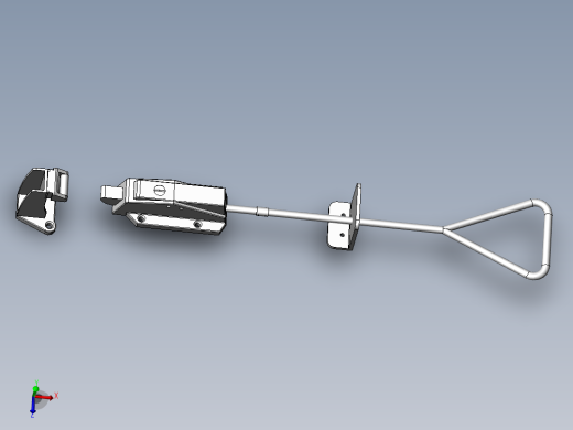 1178拉杆门锁[TSY1-0712-2G]