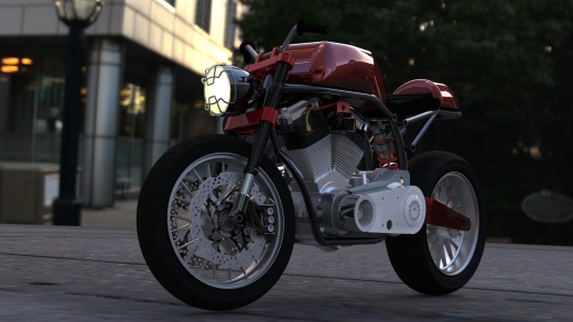 摩托车custom-naked-motorcycle-SolidWorks2010-stp-igs格式缩略图