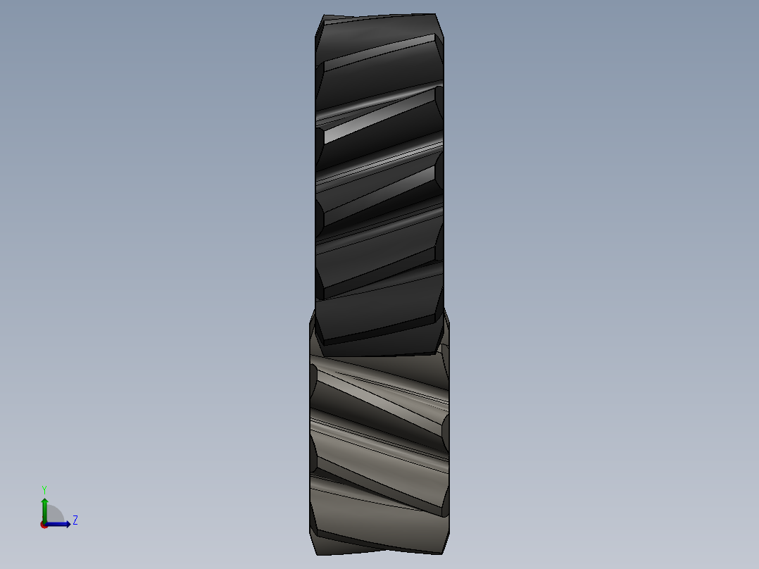 齿轮啮合 (72)左视图