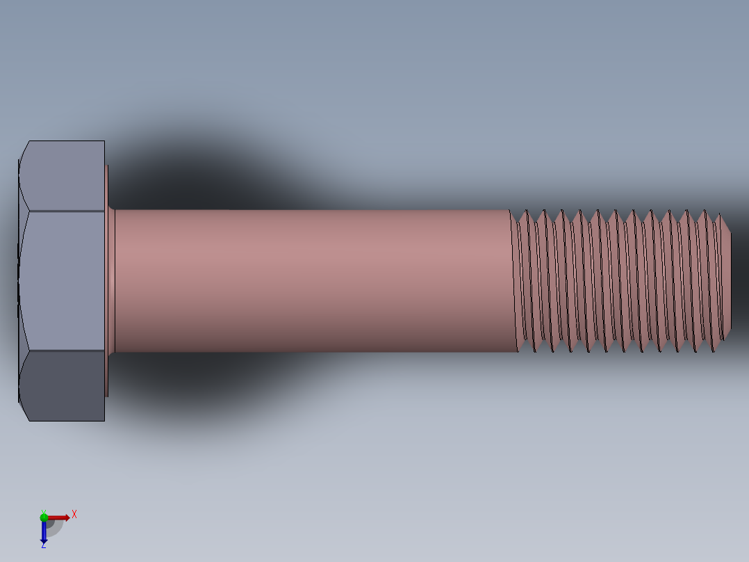 六角螺栓系列俯视图