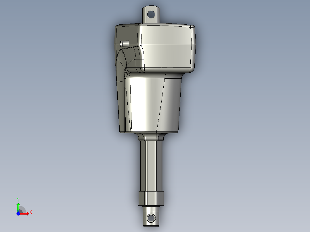上银线性制动器LAN3_STEP前视图