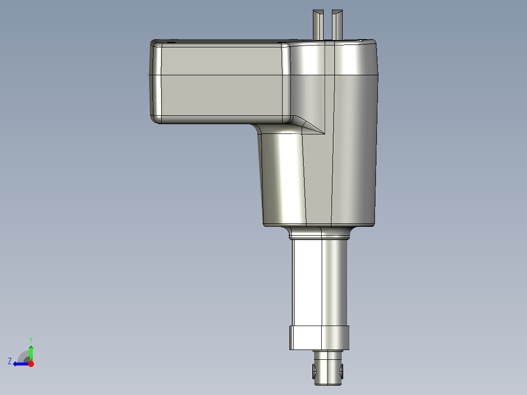 上银线性制动器LAN3_STEP右视图