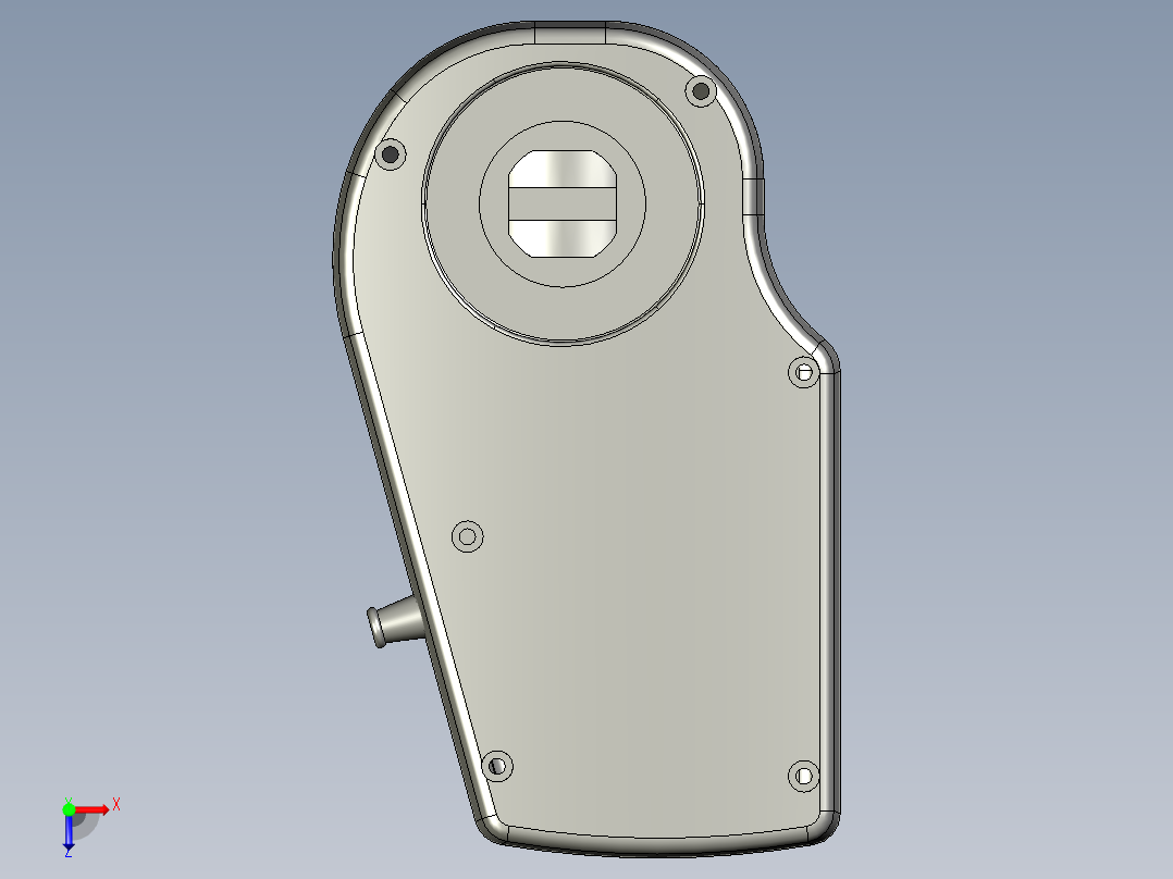 上银线性制动器LAN3_STEP俯视图